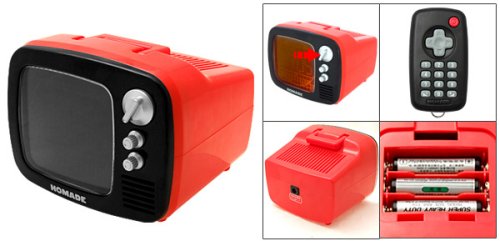 Retro TV Game Show Alarm Clock with remote