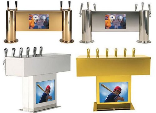 Beer Tap with LCD TV built-in