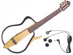 Yamaha Silent Guitar lets your strumming be seen and not heard