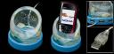 Fake aquarium USB hub & phone holder