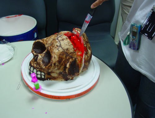 Skull cake