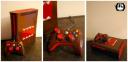 Xbox 360 with a cool Domo-kun paint job