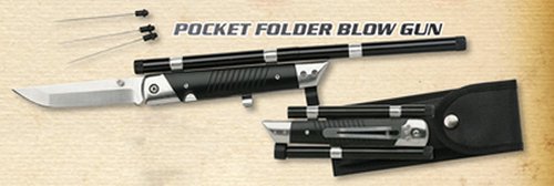 Ninja Blowgun, Knife combo is perfect for Ninja assassins