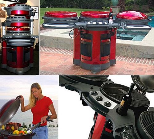 Elite outdoor grill unfolds, looks at home on Tatooine