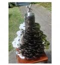 Christmas Tree made from 70 recycled Hard Drives