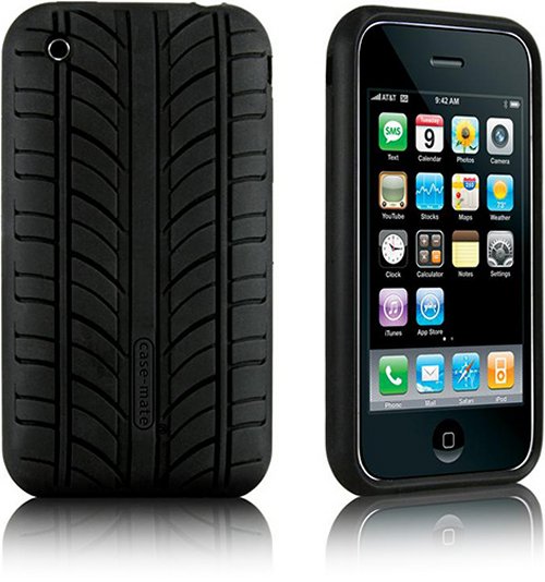 Tire Tread iPhone 3G case Here's an iPhone case that's a bit different.