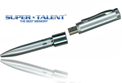 Super Talent GP 2GB 2-in-1 USB2.0 Flash Drive