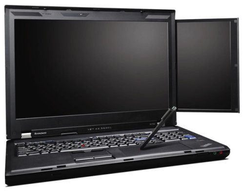 Lenovo ThinkPad W700ds dual-screen laptop details