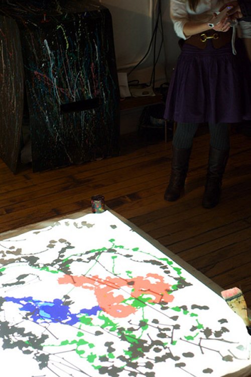 Paint like Jackson Pollock with a Wiimote