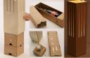 Wine bottle’s package turns into a beautiful lamp