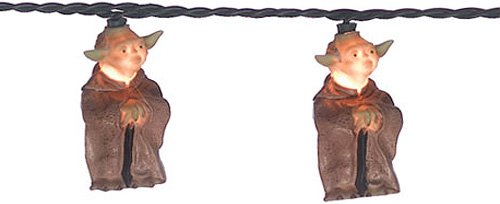 Yoda Christmas lights to rock your geek tree