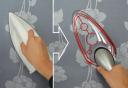 See-through iron let’s you watch the de-wrinkling process