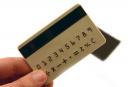 Solar-powered credit card calculator
