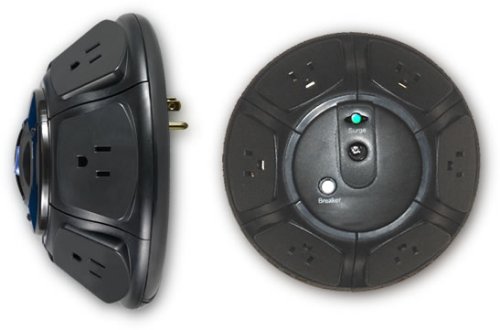ezSpace Wall Mount UFO: 2 outlets become 6