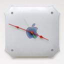 Apple Clock made from Mac G4 side panel