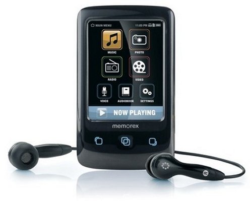 Memorex TouchMP touchscreen media player