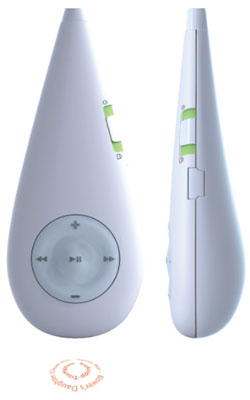 Music Drop MP3 projector concept