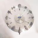 Star Wars clock has a starship on every hour