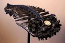 Trilobite clock combines Steampunk & fossils