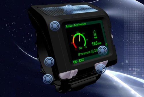 Uemis Zurich scuba dive assistant with OLED display