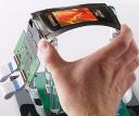 Wrist-worn flexible OLED prototype
