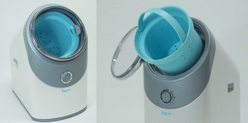 Baguni Washing Machine washes entire laundry baskets
