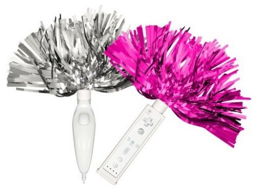 Wii Pom Poms for cheerleading games
