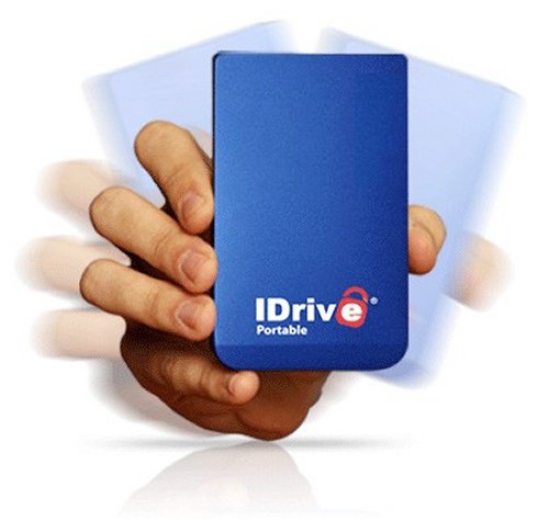 IDrive portable HDD backs your files online