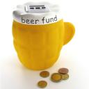 Beer Fund bank, always has beer money