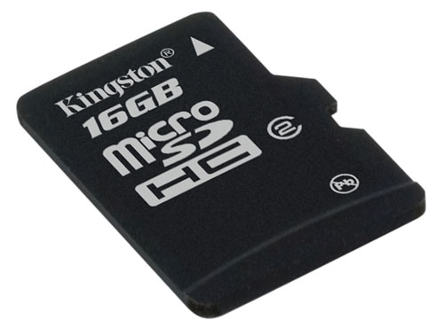 Kingston 16GB microSDHC Card