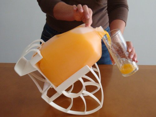 Roll n’ Pour is a Rocking Chair for gallon beverages