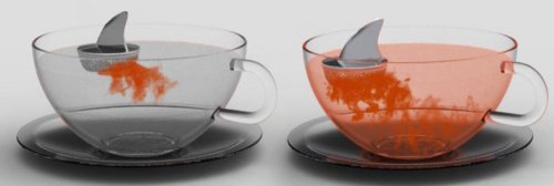 Shark Tea Infuser makes tea time look tragic