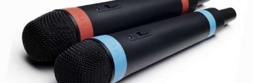 Sony wireless SingStar microphones