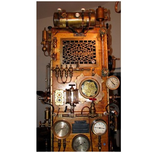 Steampunk Frankenstein computer case mod