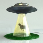 Alien Abduction lamp Alien Abduction lamp