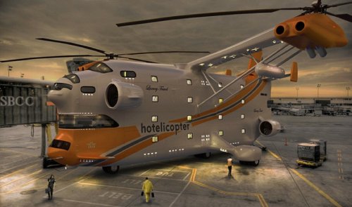 The Hotelicopter: World's First Flying Hotel