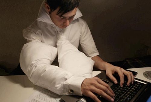Pillow-filled clothing for those late nights at the office