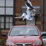 Flybar: A pogo stick that can jump cars