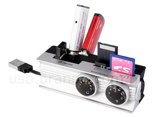 Brando Rota-Rota Hub: USB, card reader & thermometer
