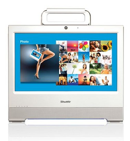 Shuttle X50 all-in-one with lunchbox handle