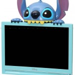 Stitch takes a bite out of an LCD Display