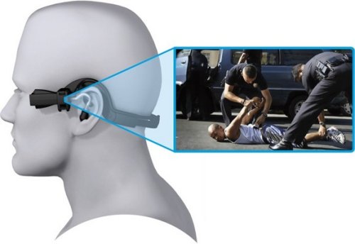 Taser AXON Tasers ear-mounted AXON camera for law enforcement