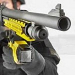 Wireless X12 stun gun paralyzes targets from 88 feet away