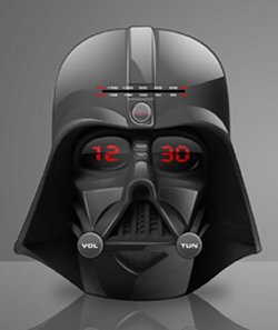 Wake up to Darth Vader's head