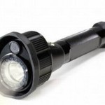 Infrared flashlight records video Infrared flashlight records video