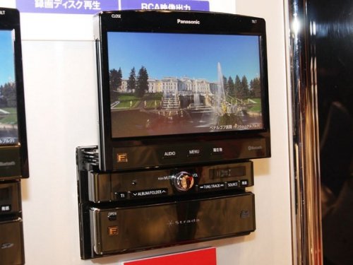 Panasonic's in-dash Blu-ray player