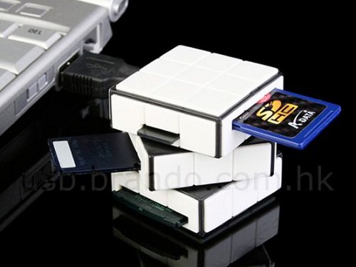 Rubiks Cube card reader