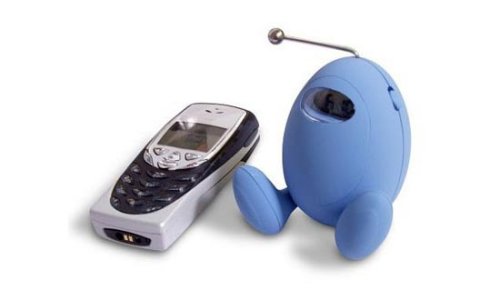 Tele-Egg shakes a leg when you get a call