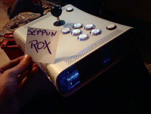 Xbox 360 turned into an arcade stick