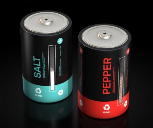 Salt & Pepper Cell: Shake, season and recharge